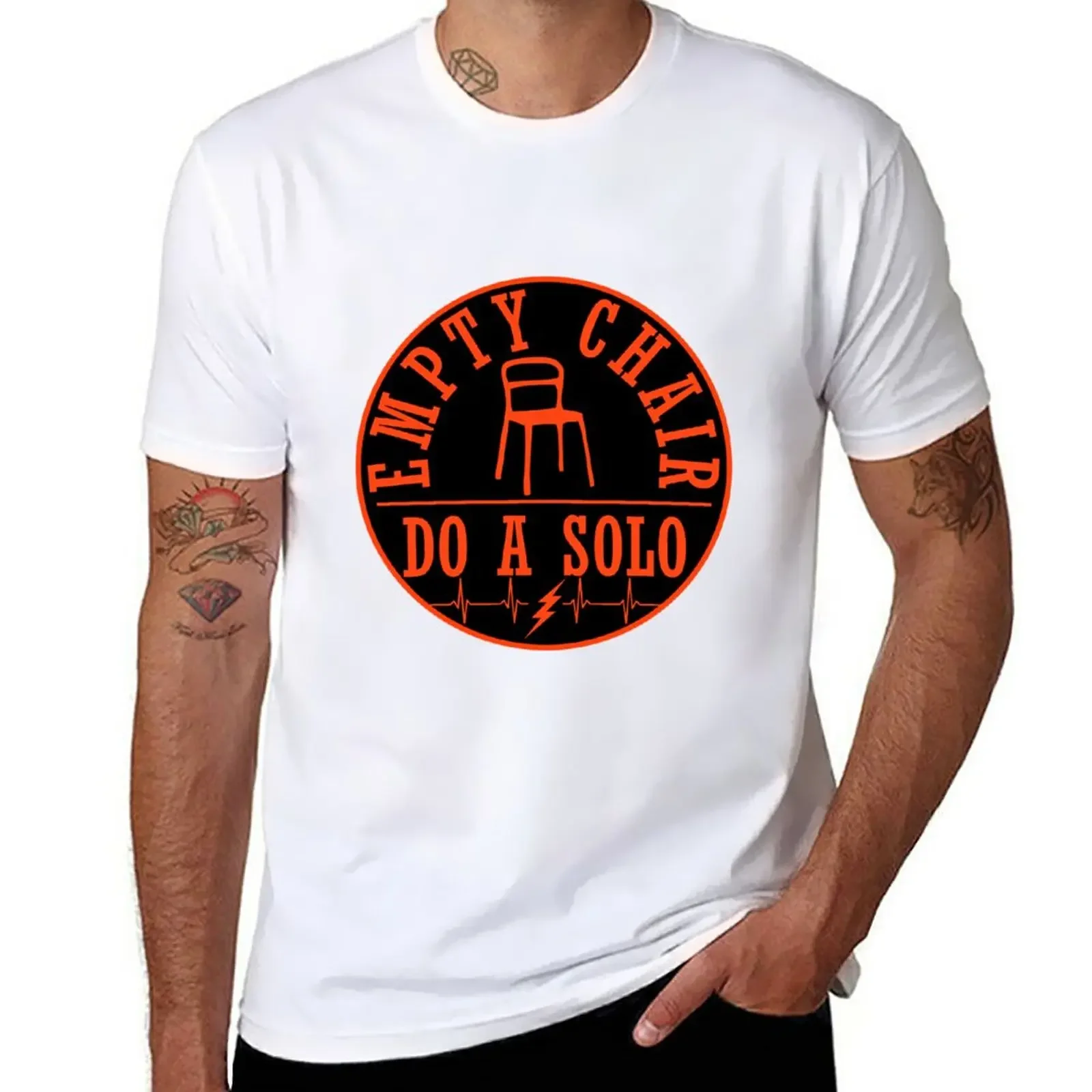 New Empty Chair Do a Solo T-Shirt summer tops sports fans vintage mens graphic t-shirts pack