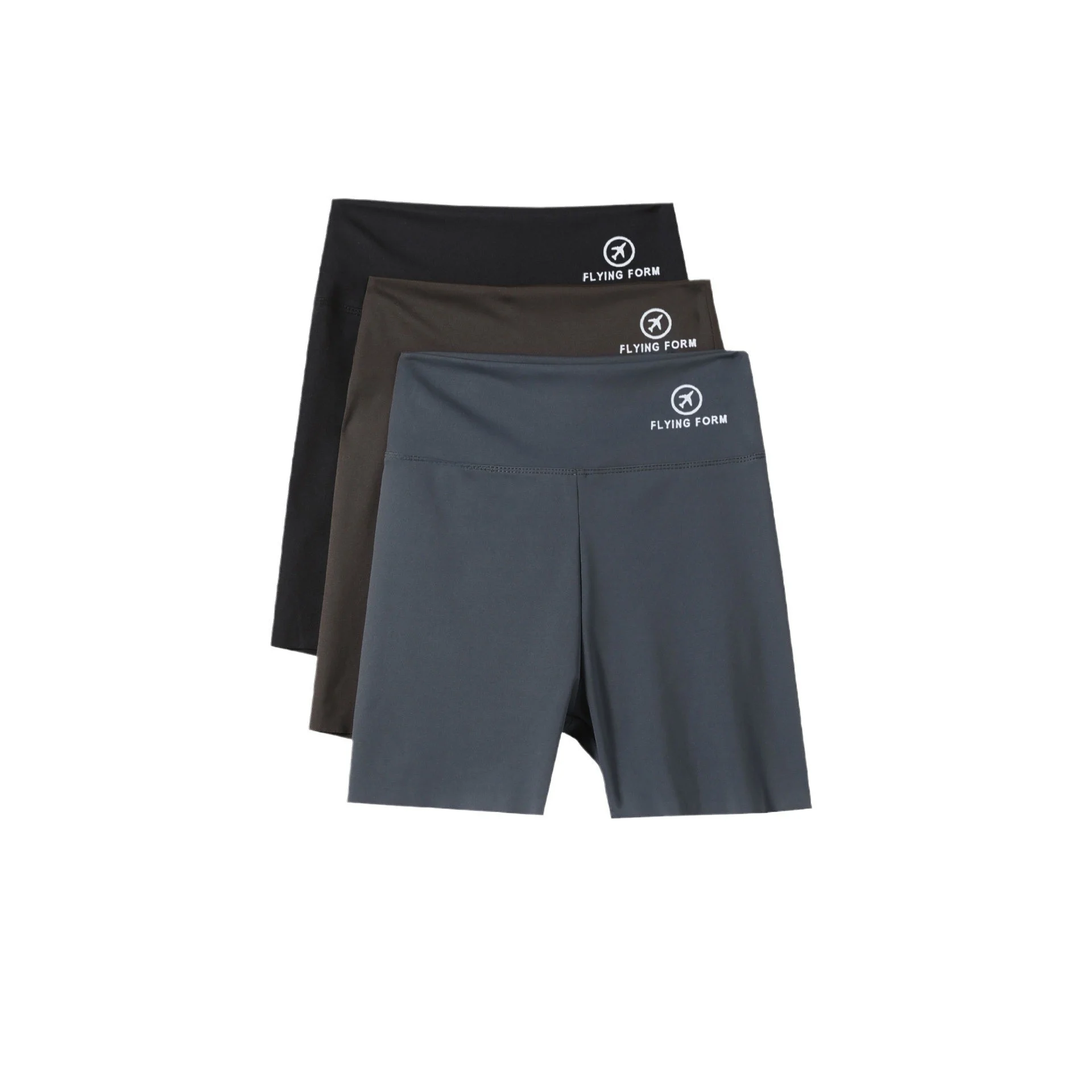 الصيف الحرير الجليد تابوت الجلد Se السراويل النسائية رقيقة المحملة ربع طول في الهواء الطلق يمكن ارتداؤها orts بوت رفع السراويل #4