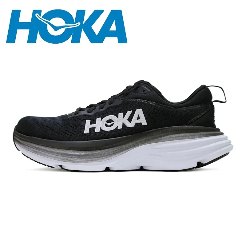 Original Hoke One One Bondi 8 Men Women Casual Running Shoes Road Cushioning Foam Sneakers