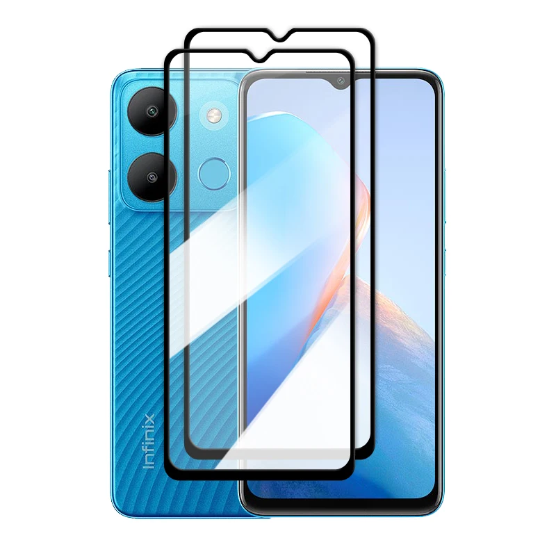 

2 шт. полное покрытие стекло для Infinix Smart 7 4G закаленное стекло Infininx Smart 7 Защита экрана для Infinix Smart 7 пленка 6,6 дюйма