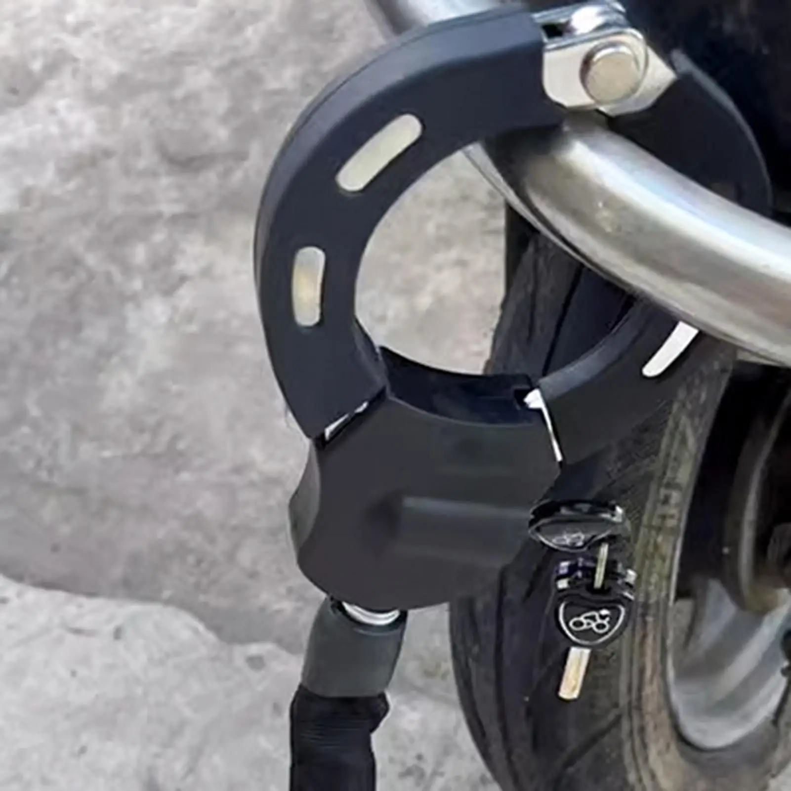 

Scooter Lock 35-inch Heavy-Duty System With 3 Key Electric Scooter Locks Anti Theft For Outdoor Travel Fence Door Yard