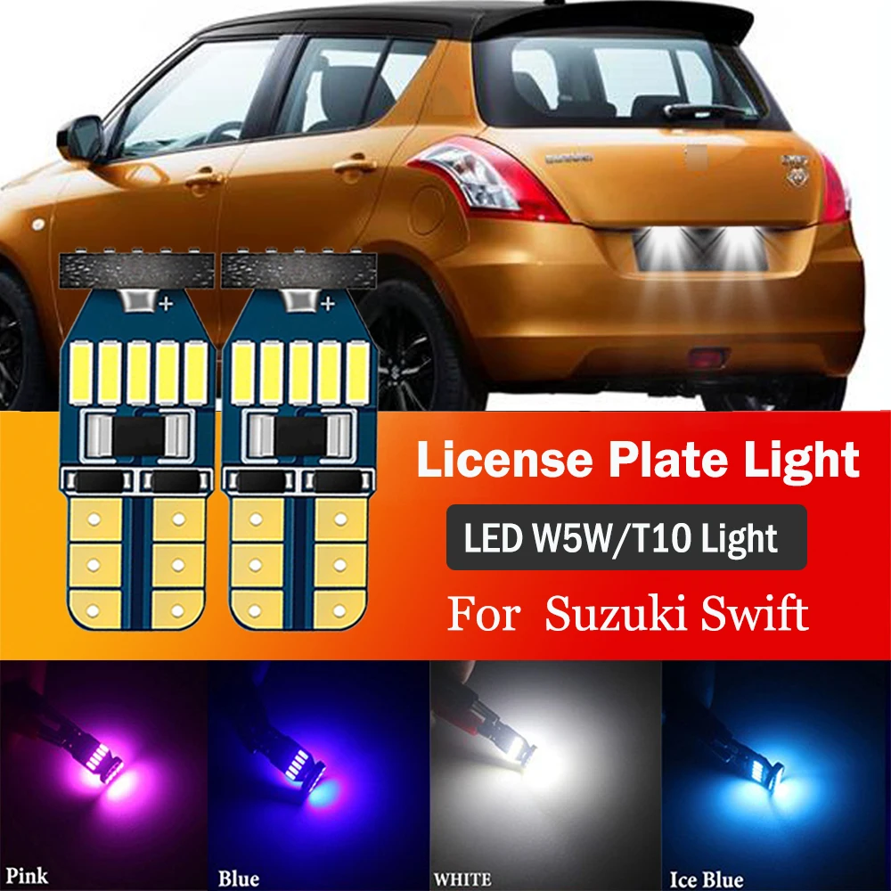 2 pz LED luce di parcheggio T10 W5W lampada di ingombro per Suzuki Swift mk2 mk3 mk4 mk5 1989-2020 2010 2011 2012 2013 2014 2015