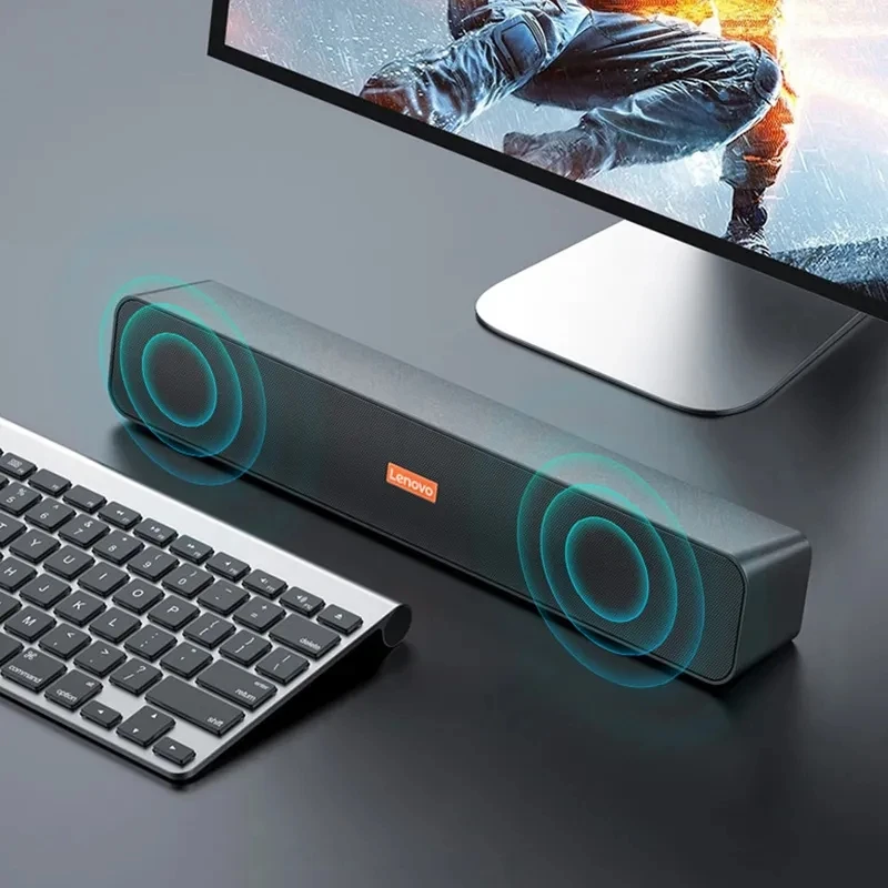 الأصلي لينوفو الكمبيوتر الصوت BMS09 السلكية مكبرات الصوت المنزل المحمولة سطح المكتب مكبر الصوت USB امدادات الطاقة HIFI الصوت مضخم صوت ستيريو