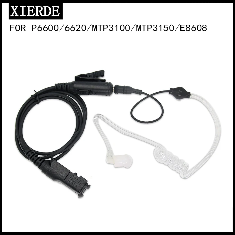 XIERDE Earphone For Motorola MTP3550 MTP3100 MTP3200 MTP3250 3500 DP2400 P6600 DEP570 Radio Turn to 3.5mm interface headphones