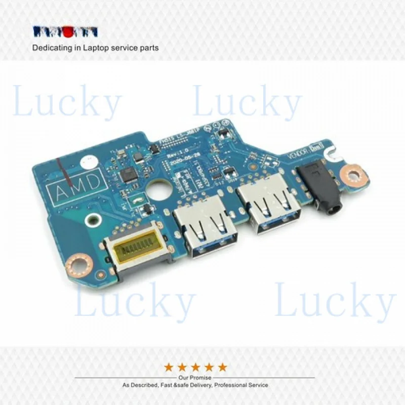 f   New LS-J881P For Acer Nitro 5 AN515-56 AN515-55 Lan Board Audio IO Board RJ45