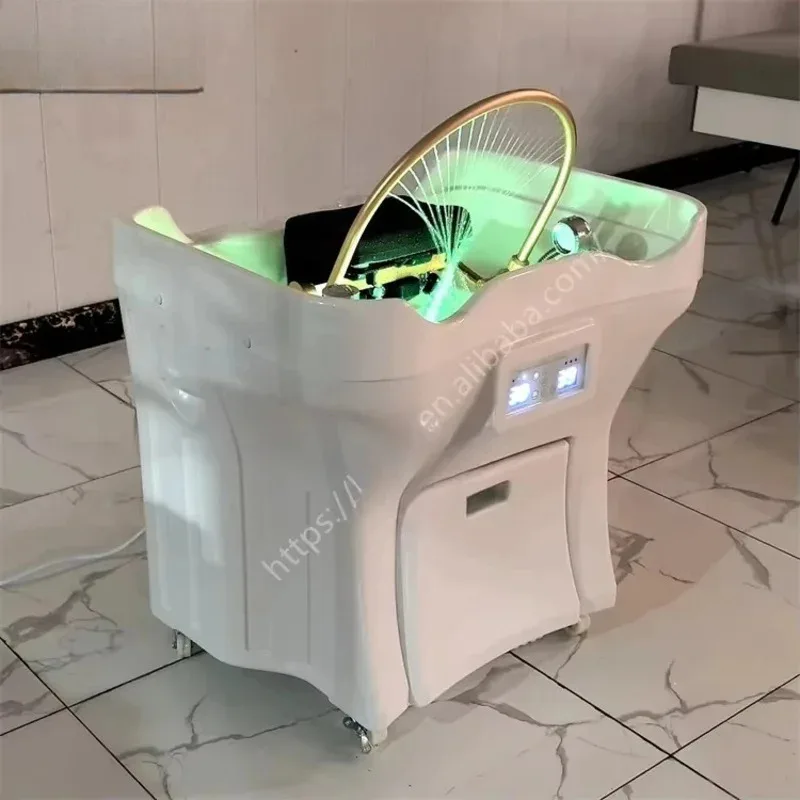 2026 New Ductless Luxury Shampoo Bed Fashion ABS Material Ductless Portable Durable Shampoo Basin