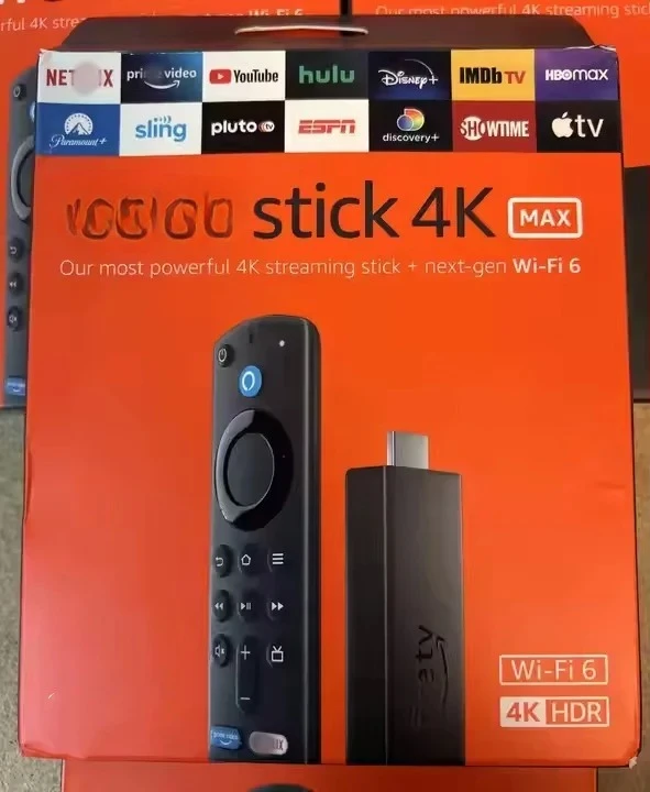 Fire TV Stick 4K MAX Media WiFi 6 Streamer, Black (B08MQZXN1X)