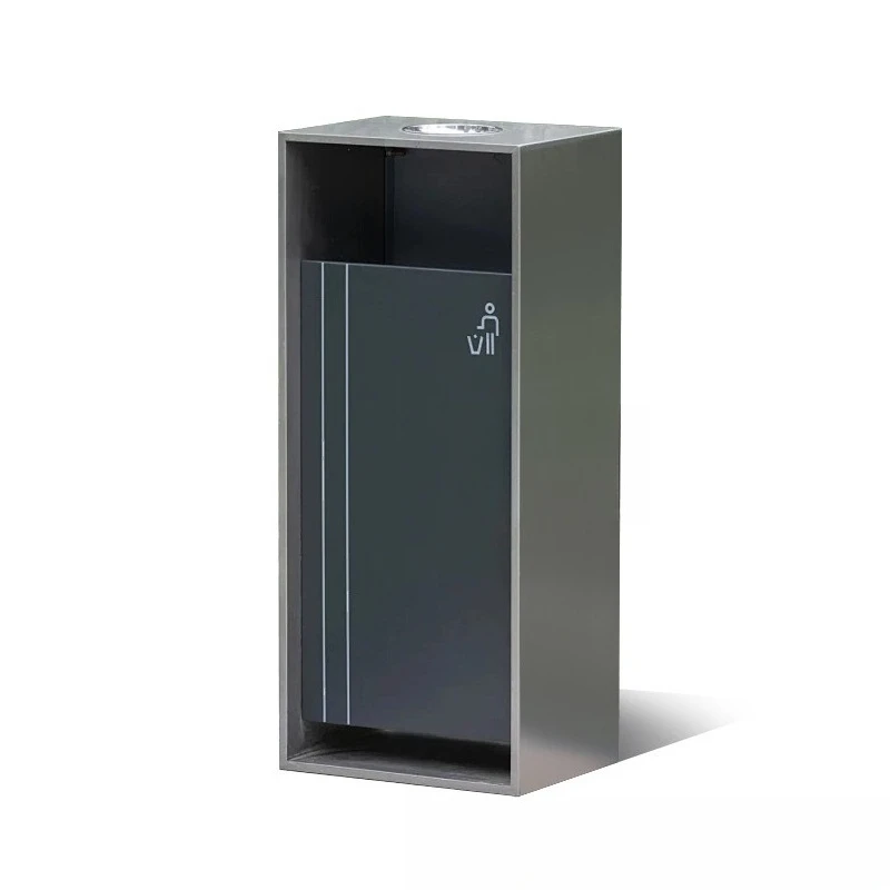 

Outdoor trash can Stainless steel outdoor street park scenic spot trash can