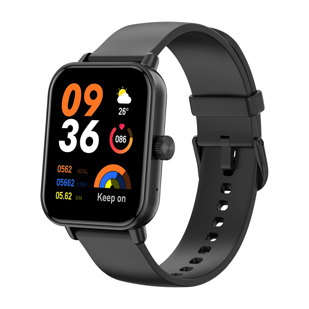 COLMI P81 Spraakoproepen Smart Watch Ultra 1,9 inch scherm 24H Gezondheidsmonitor 100+ sportmodi, Bluetooth Smartwatch Heren Dames