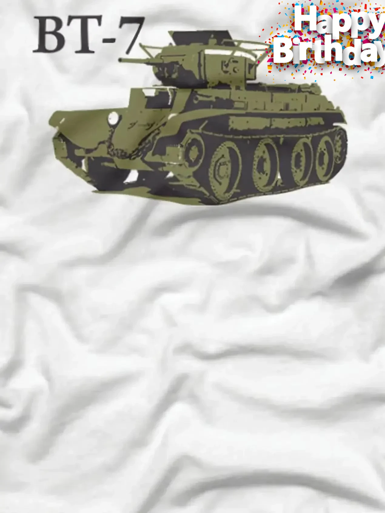 Russian Soviet UDSSR  Panzer BT-7 Cavalry Tank T-Shirt. Summer Cotton Short Sleeve O-Neck Mens T Shirt New S-3XL