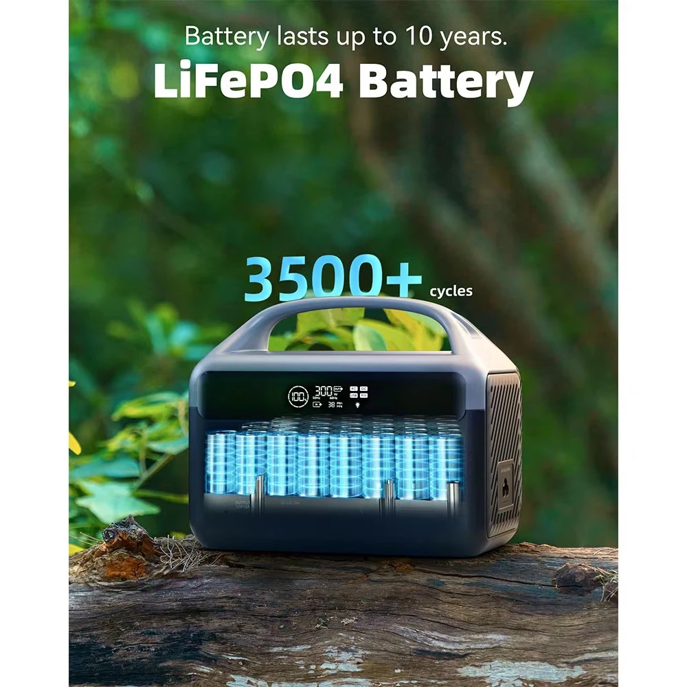 Portable Power Station 300W Mini Portable Power Supply 179Wh Outdoor Travel Uninterruptible Power Supply