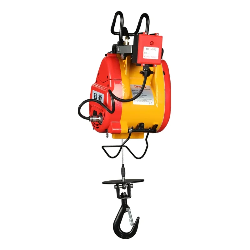 Small King Kong Electric Hoist 220v Small Crane Household Small Remote Control Portable Electric Hoist