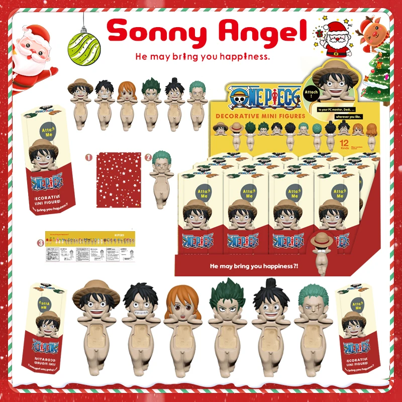 Sonny Angel  One Piece Classic Characters Mini Figure Decorate Toys Cute Dolls Car Phone Decoration Lucky Christmas Toy Gifts