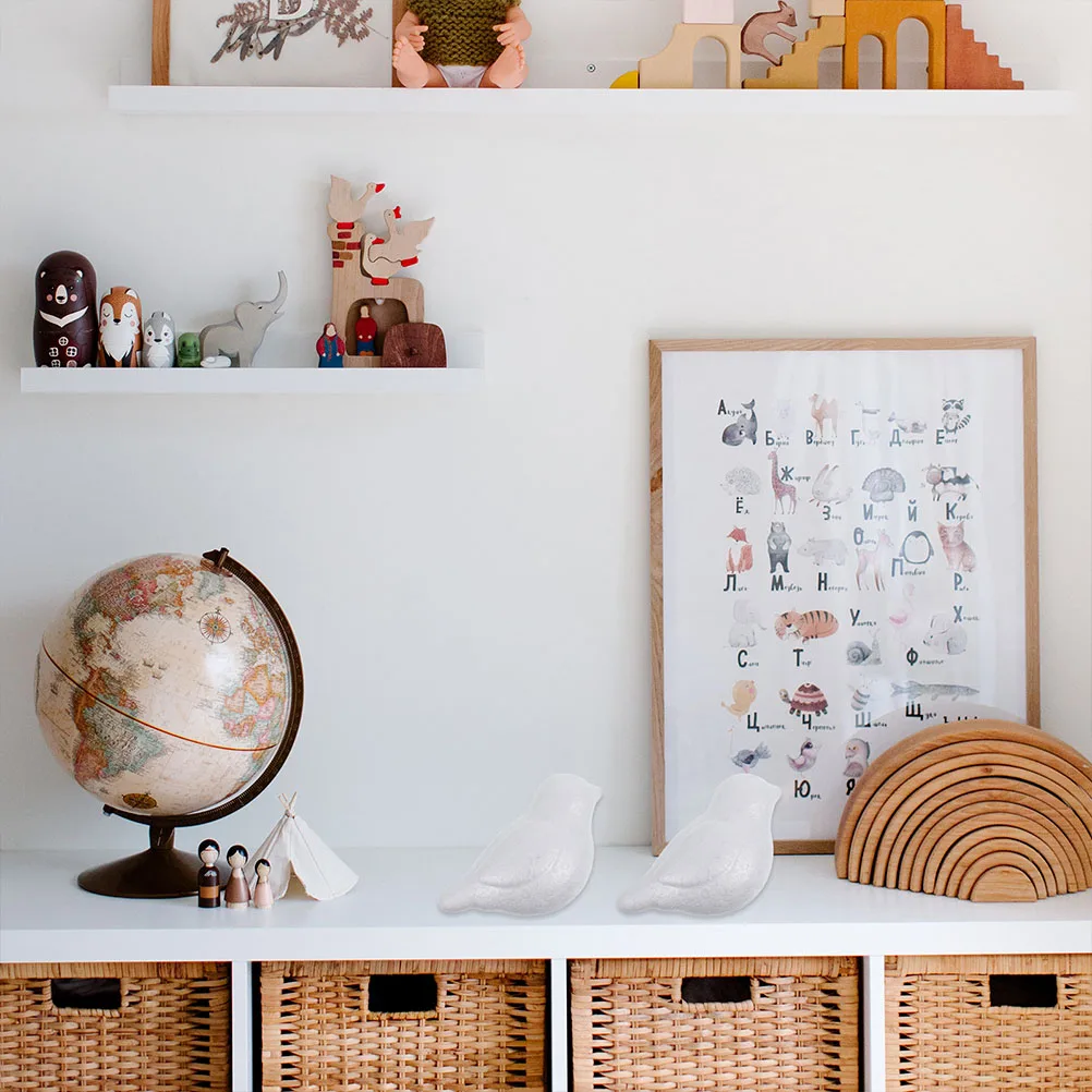 

12Pcs Art Craft Birds Foam Painting Kit for DIY Color Mixing Activity Safe Non-Toxic Craft Set for Birthday Parties