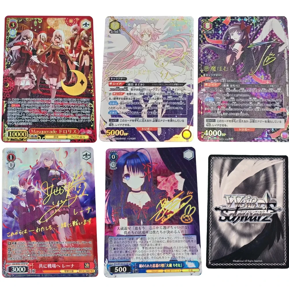 

BanG Dream!Ave Mujica Rana Kaname Misumi Hatsune Аниме Weiss Schwarz Коллекционная карта W125-030EX SEC Card Рефрактивная карта Подарки
