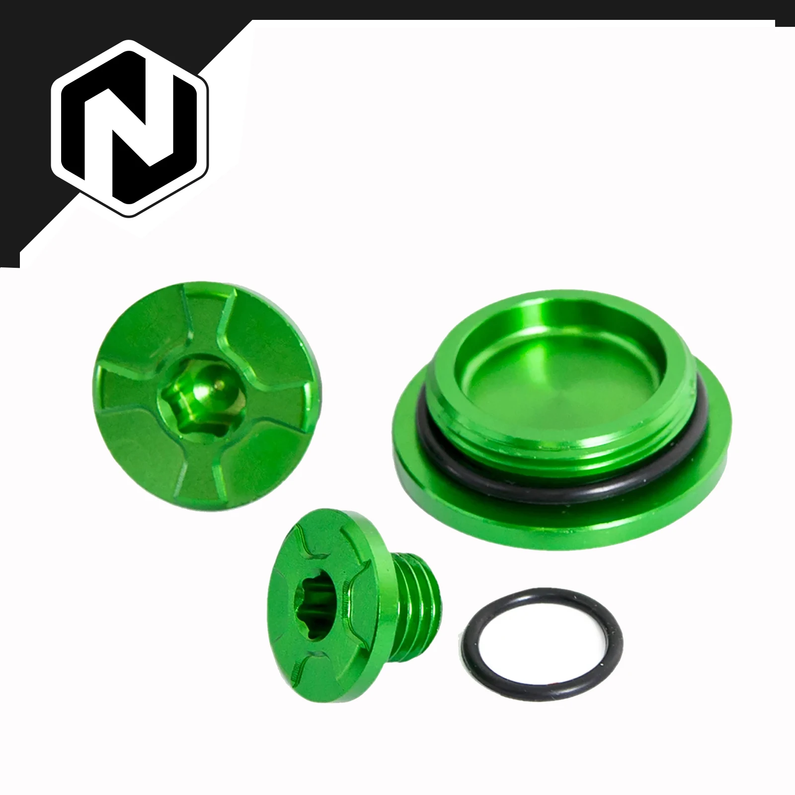 

NICECNC Engine Timing Caps Oil Filler Plug Crankcase Cover For Kawasaki KX450F KLX450R KX250 KX450 KX 250 450 450F