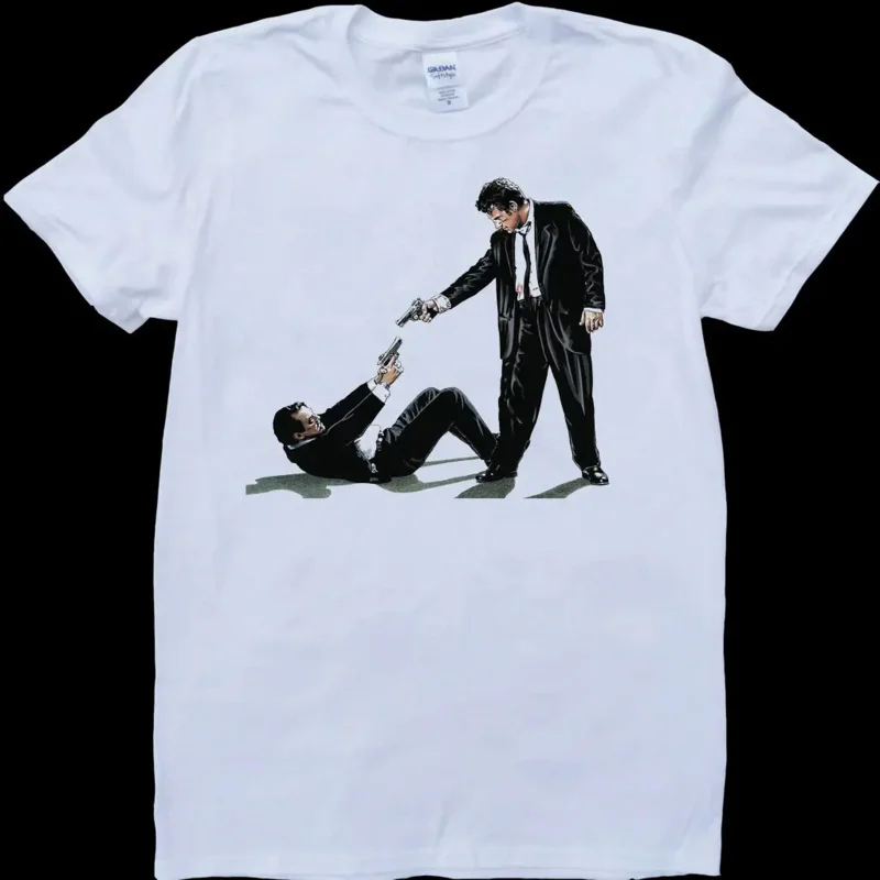 New arrival brand-fashion cotton Reservoir Dogs white clothing, custom made T-shirtcustom printed shirts