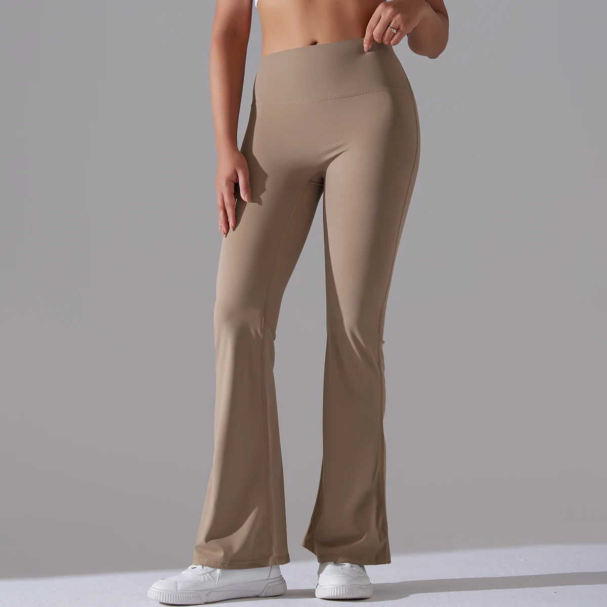 Flare Leggings Yoga Hosen Frauen Schlaghosen Yoga Hosen Hohe Taille Gym Fitness Hosen Stretch Täglichen Tanz Workout Leggings – Detail 12