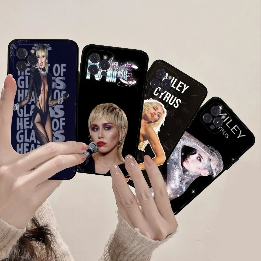 Singer M-Miley C-Cyrus Phone Case For IPhone 16 15 14 11 12 13 Mini Pro XS Max Cover 6 7 8 Plus X Funda Shell