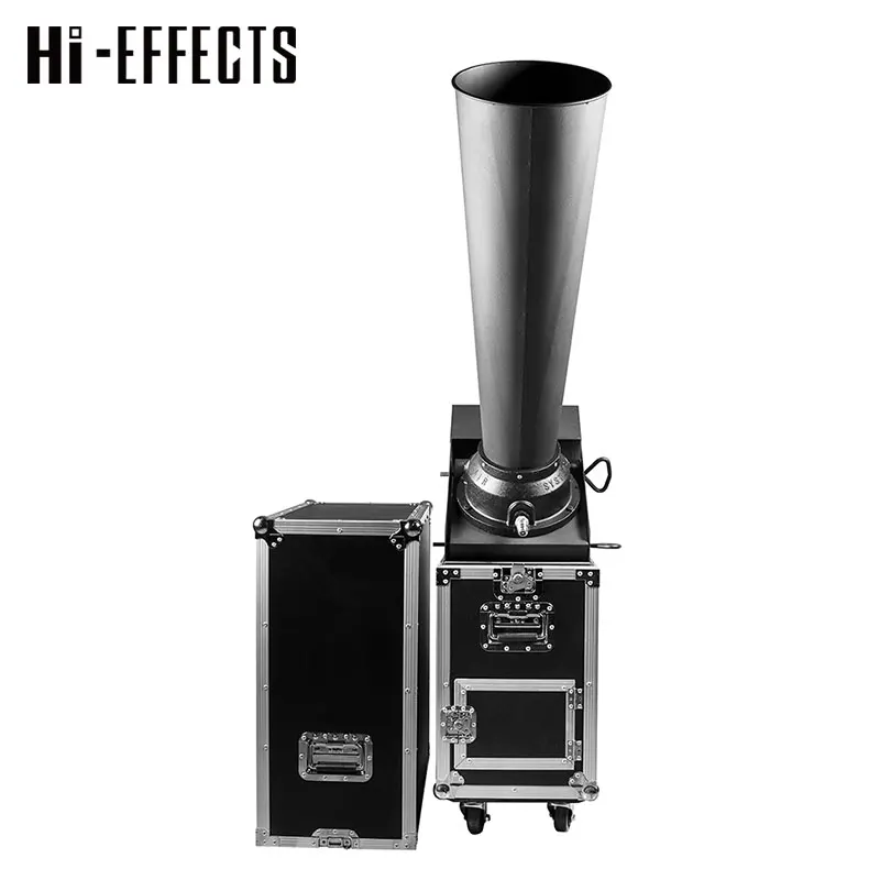 

DMX Co2 Confetti Machine Remote Control Cannon Paper Shooter with Flight Case for Stage Event Celebration Jet Height 14-16 meter