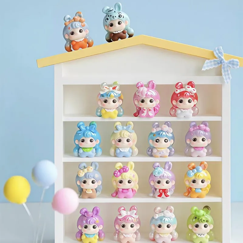Tookie Cute Bunny Squeeze Toy Stress Relief Blind Bag Blind Box Kawaii Mini Figurine Desktop Decor Ornament For Adult Collector