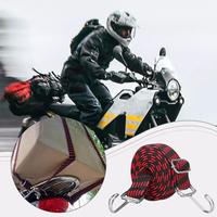 Motorcycle Elastics Rubber Luggage Rope Cord Hooks Strap Car Tie Rack Roof Auto Fixed Accessories Luggage Band Rope Bikes H A8D4