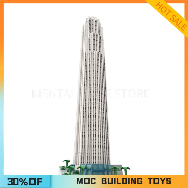 NEW 915PCS Customized MOC U.S. Bank Tower Building Blocks Technology Bricks DIY Creative Assembly Education Toys Holiday Gifts