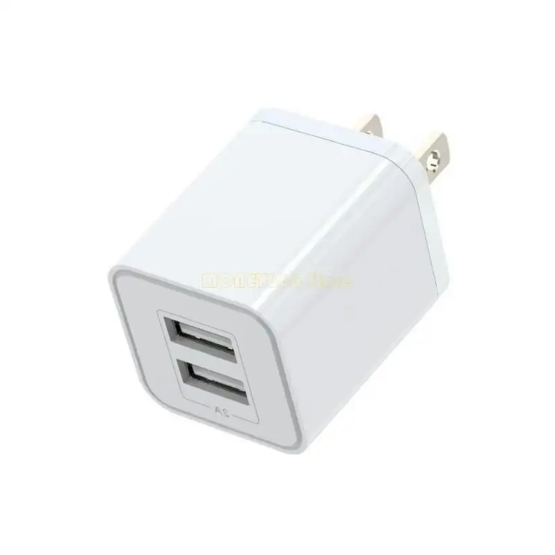 Caricatore USB a due porte portatili F62C con funzionalità sicurezza avanzate per ricarica rapida