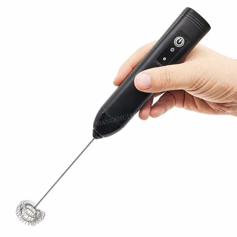 Kitchen Powerful Stirrer Milk Frother Handheld Foam Maker for Lattes Whisk Drink Mixer Coffee Electric Egg Beater
