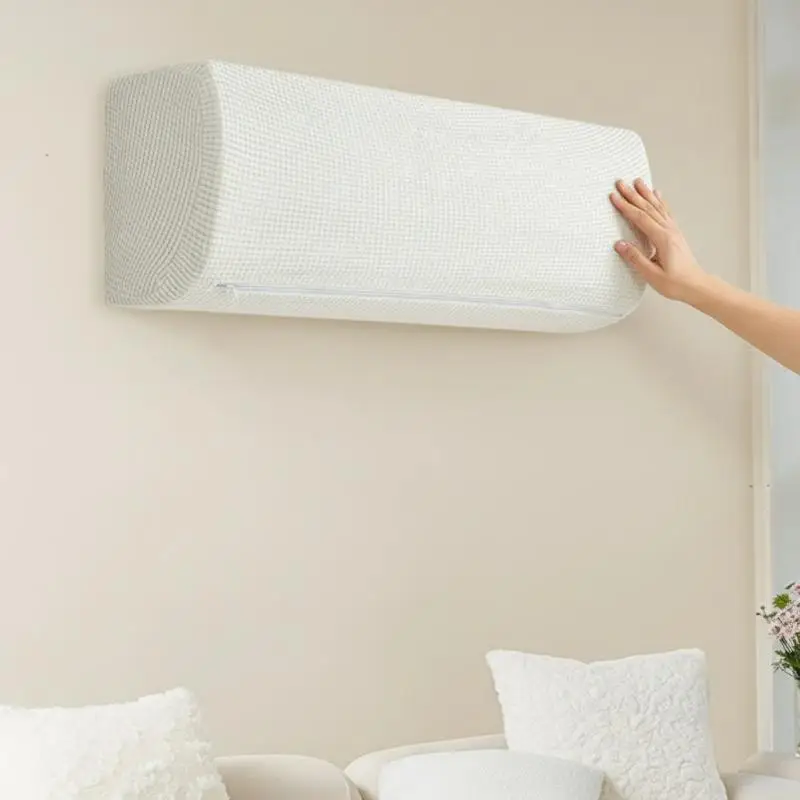 Home AC Cover Elastic Pineapple Print Provides Optimal Protection No Electricity Necessary Quick Cleaning