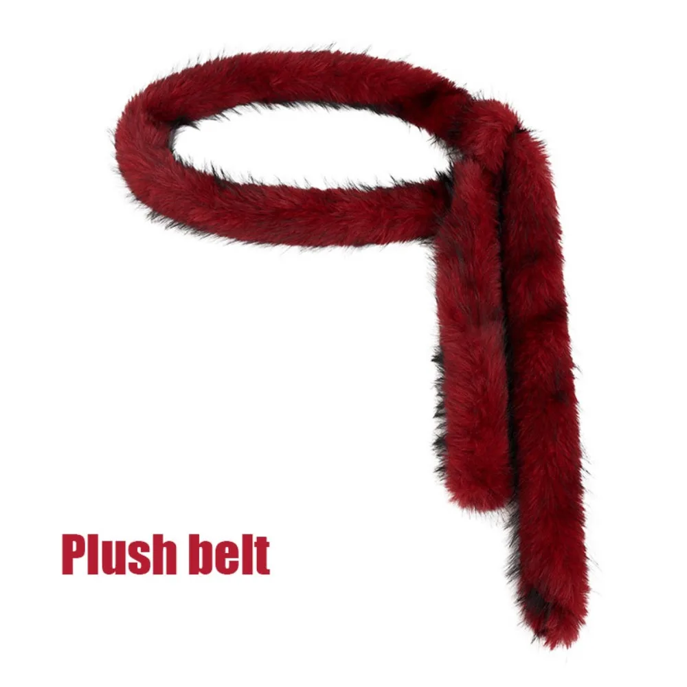 

2025 New Y2K Waist Chain Belt-Punk Gothic , Soft Fuzzy Dance Wear Accessory, Retro Street Fashion, Kawaii Aesthetic Grunge Strap