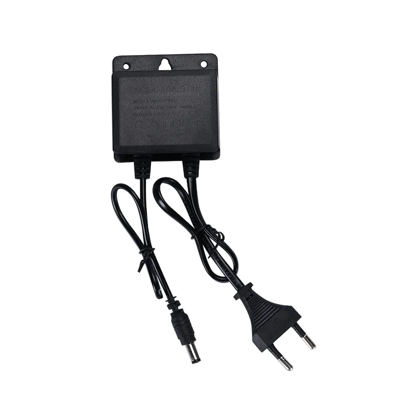 Saikiot-Adaptateur d'Alimentation Étanche de Bureau, Pipeline DC 12V EU US, 100-240V, 5.5mm x 2.1mm, Caméra de Sécurité CCTV, Prise