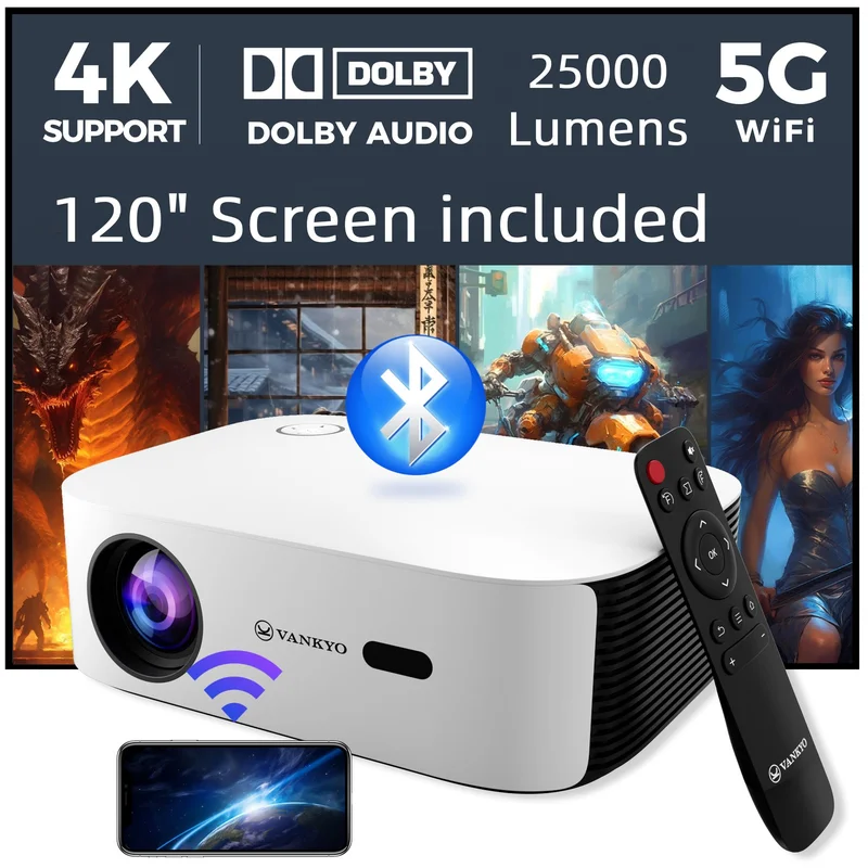 Home Cinema Led Projector - Проектор 4K 45000 люмен LED 1080P