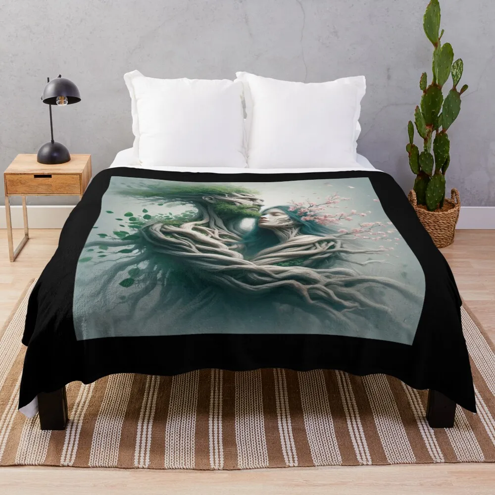 Fusion Man Nature Throw Blanket For Baby Bed covers Blankets