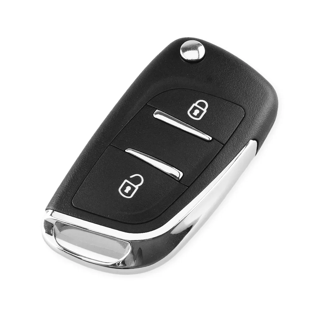 KEYYOU Modified Filp Remote Car Key Shell Case For Peugeot 307 408 308 Partner Citroen C2 C4 C5 Berlingo Xsara Picasso CE0536