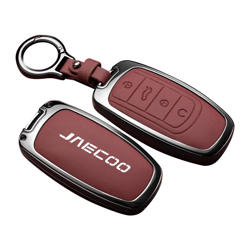 for Chery Jaecoo J7 Accessories 7 PHEV J5 5 2025 J8 8 2026 Car Key Case Keychain Remote Cover Shell Housing Ring Holder Fob image 6