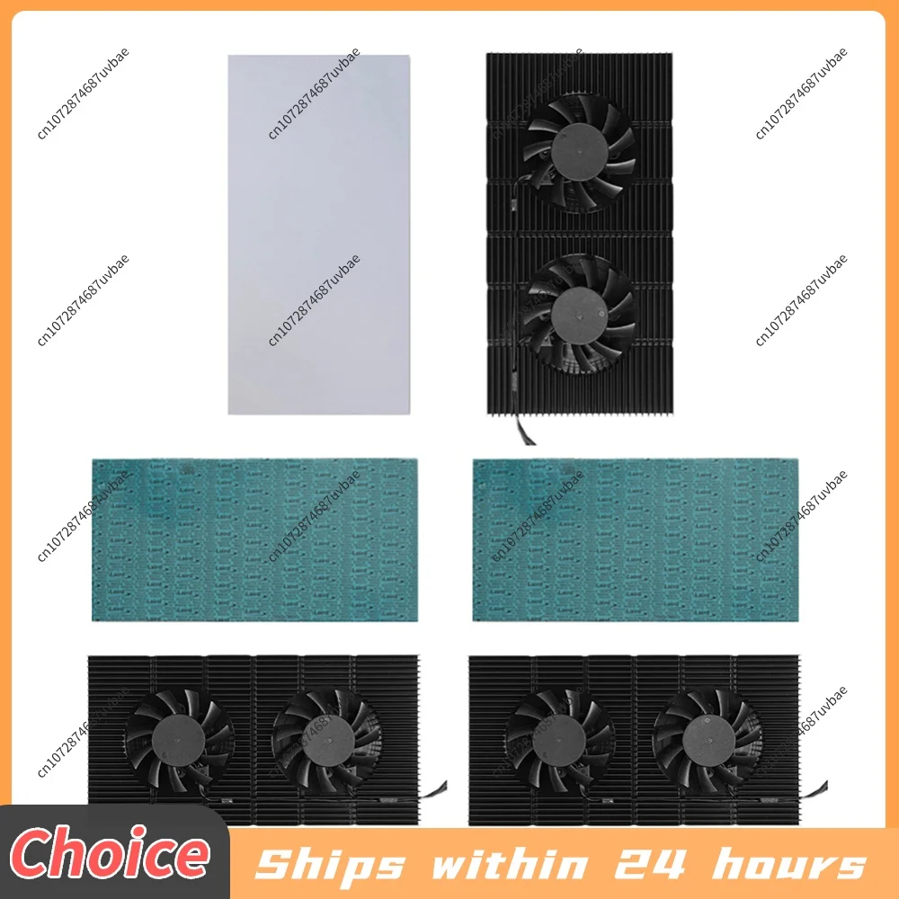 Graphics Card Backplate Memory Cooler GPU Backplane Radiator Heatsink Cooling Fan Panel Cooling Backplate for RTX 3090 3080 3070