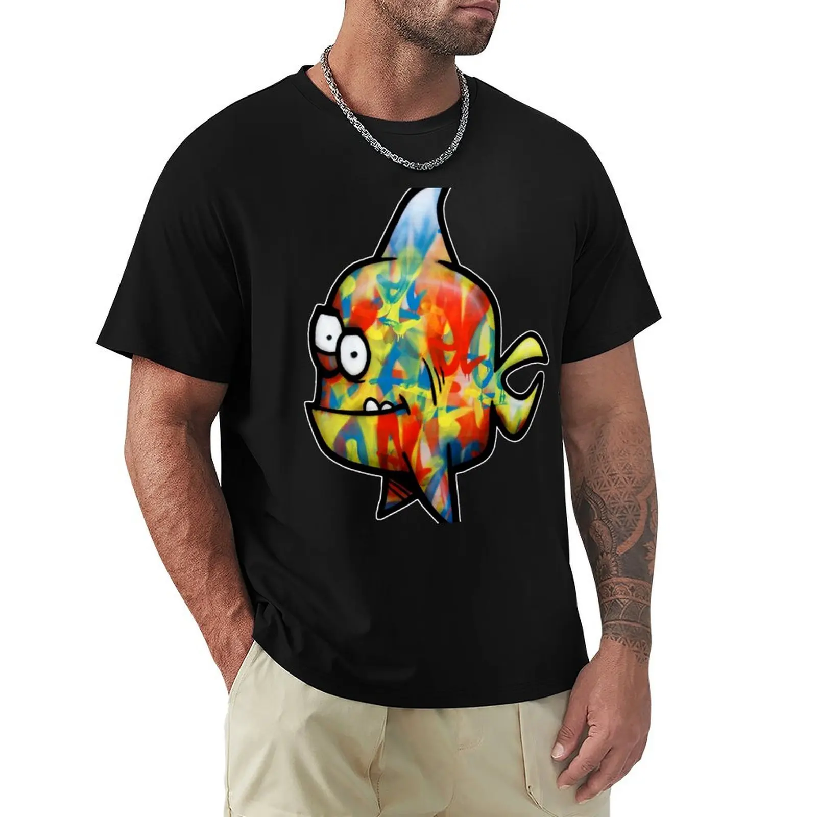 

El Fishy T-Shirt Streetwear Print Tee Shirt