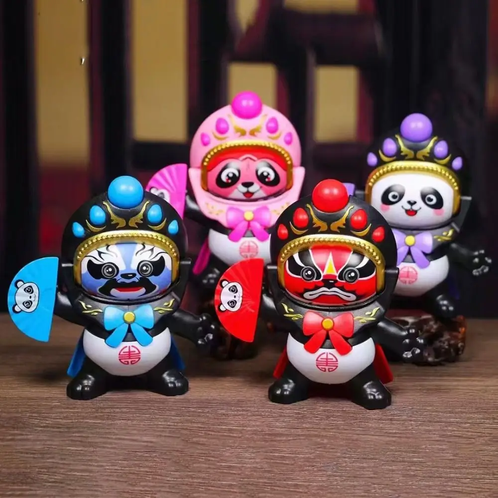 Face Change Sichuan Face Changing Doll Plastics Sichuan Opera Face Changing Panda Doll Mini DIY Crafts Face Changing Toy