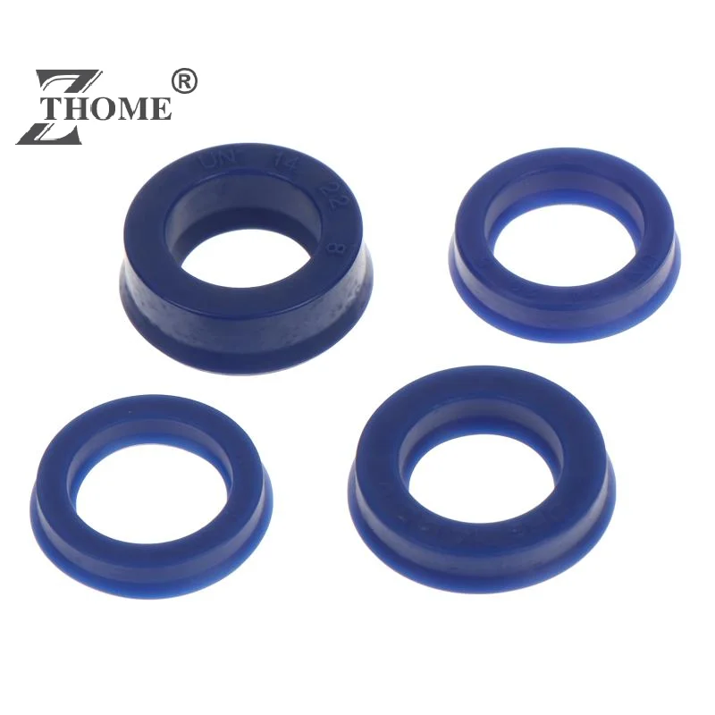10Pcs Polyurethane UN Hydraulic Oil Seals High Pressure Oil Resistance 14mm ID For Industrial Hydraulic System Repairs