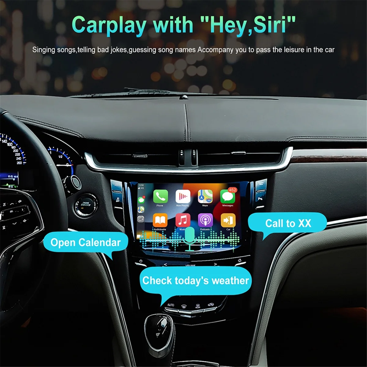 Wireless CarPlay Adapter,Convert Wired CarPlay to Wireless CarPlay, CarPlay Dongle for Wired CarPlay Car,Plug & Play