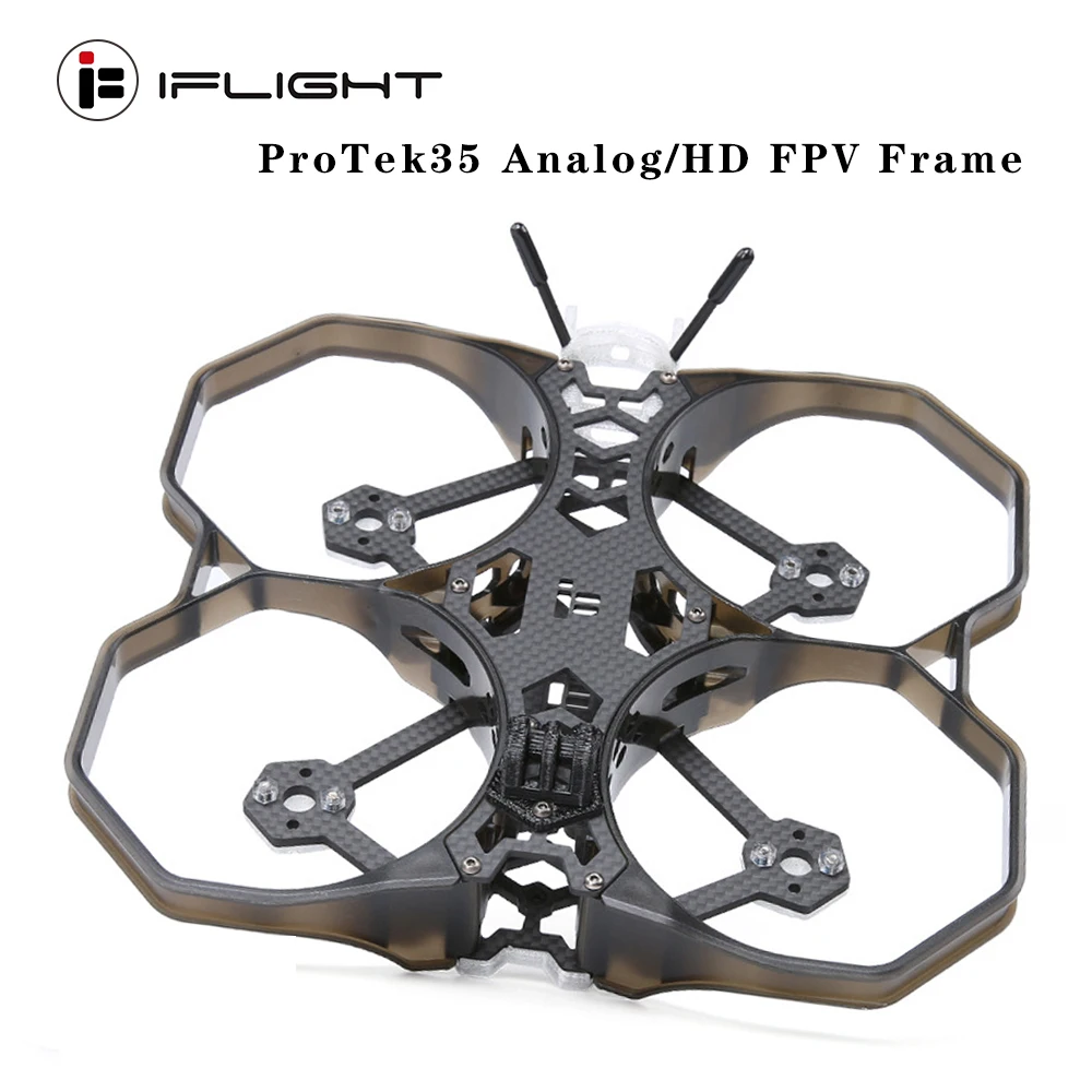 ProTek35 ifflight analog/hd 3.5นิ้ว151มม. ชุดกรอบ cinewhoop FPV 2203.5 Φ12รูมอเตอร์3600KV 45A F7 AIO สำหรับโดรน FPV