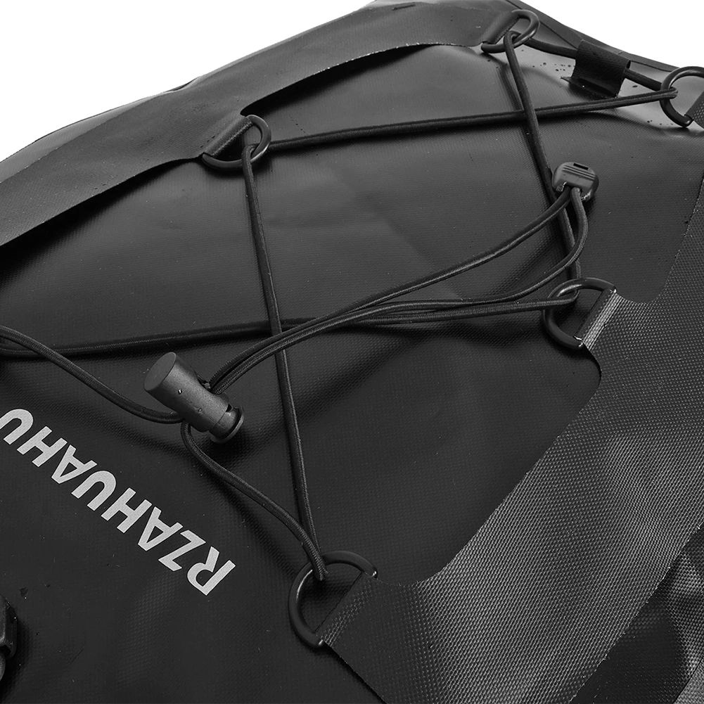 25L Roll Mouth Closed Bag Waterproof Rear Seat Trunk Bag Adjustable Net Bag Large Capacity Travel Accessories