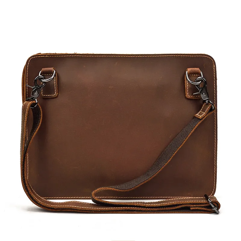 Top Quality Genuine Leather Clutch Bag Ipad Tablet Cover Bag With Shoulder Strap Shoulder A4 Shoulder Bags Clutch For Mini Ipad