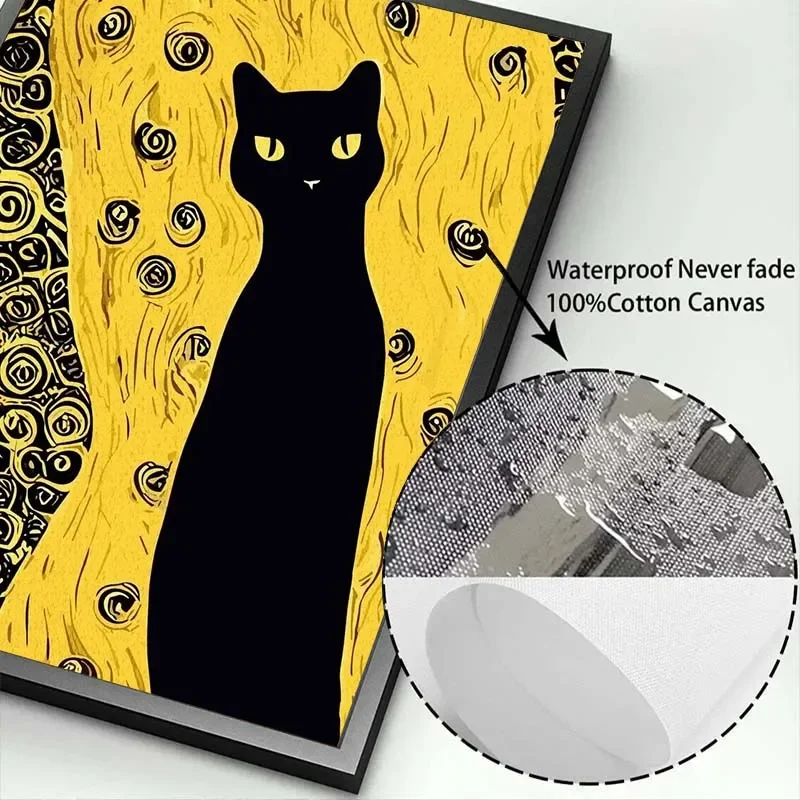 Classic Famous Gustav Klimt Abstract Figure Artwork KissTree of Life Poster Print Canvas Painting Wall Picture Home Decor Cuadro