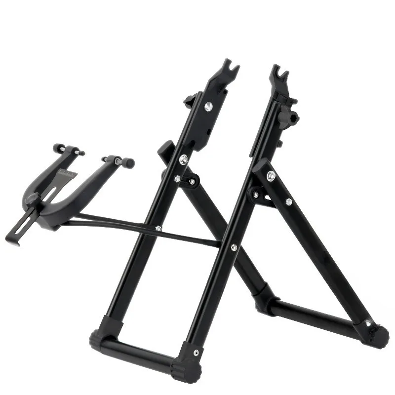 Bicycle carbon steel ring adjustment table folding repair tool bicycle wheel correction repair table