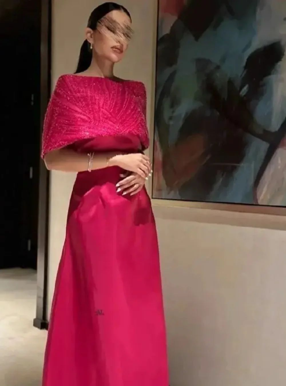 Customized Exquisite Off-the-shoulder Sheath Evening Dresses Stole ertically open back Lace s Anke length Prom vestidos فساتين