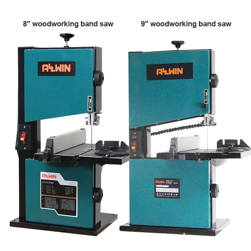 

220V 8 Inch Woodworking Band Saw Machine 9 inch Small Multifunctional Sawing Table Woodworking Jig Saw Metalworking