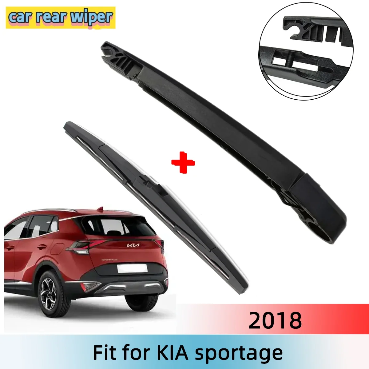 Rear Wiper Blade & Arm Set Kit For KIA sportage 2018 Windshield Windscreen Rear Window