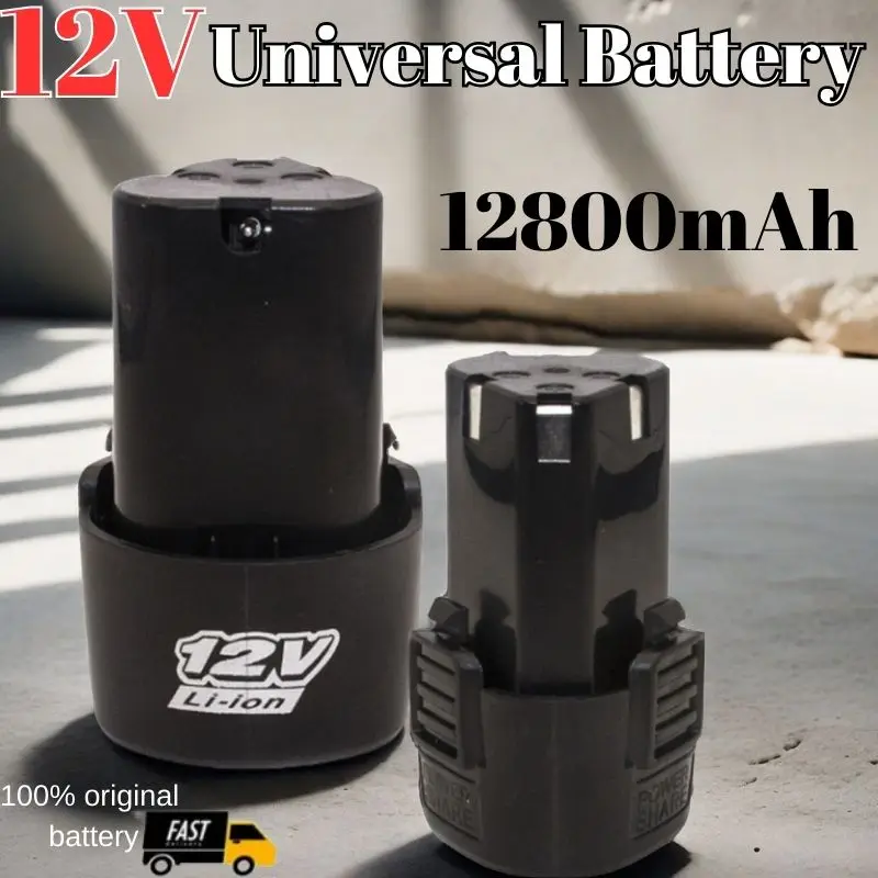 New 12V 12800mAh Universal Electric Drill Rechargeable Lithium Battery For Power Tools Electric Screwdriver Li-ion Batteries